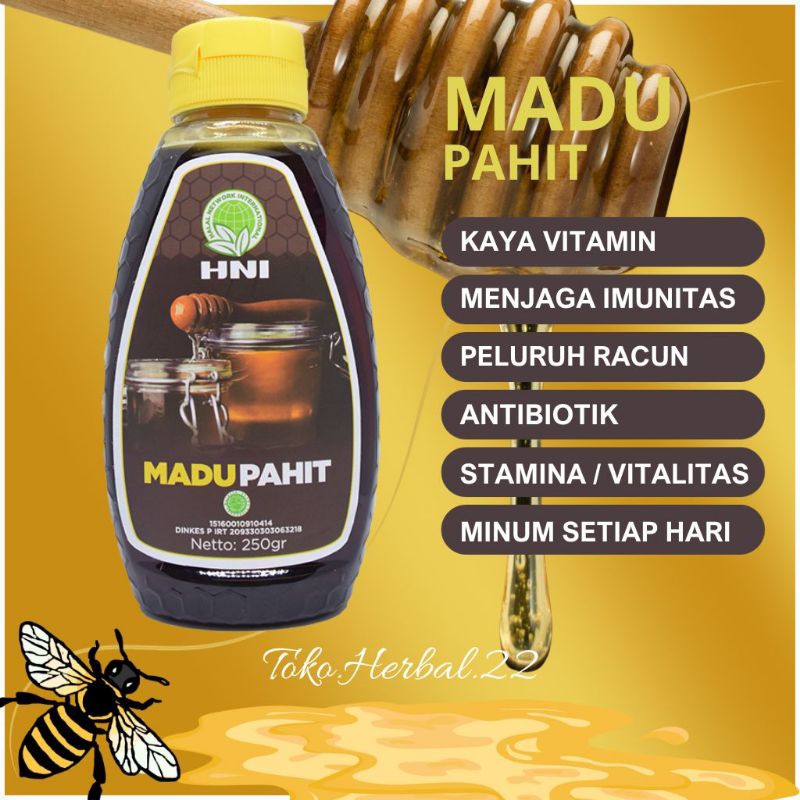 

Madu Pahit • HNI HPAI • Isi 250 ml • Madu Murni • Madu Asli