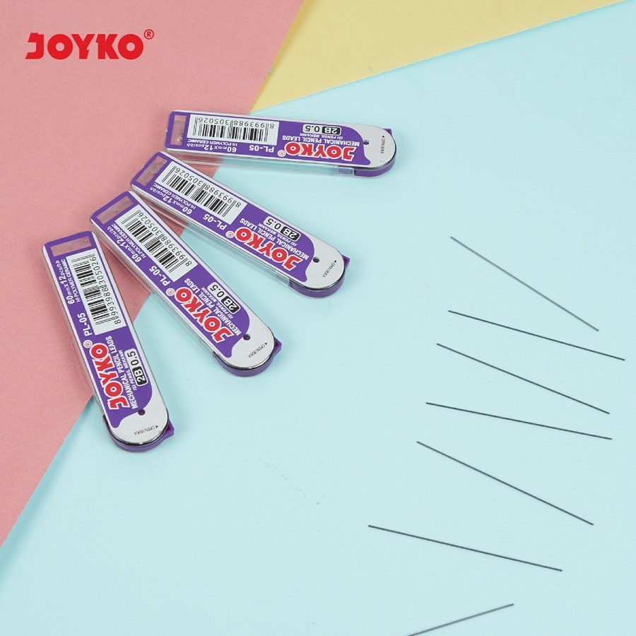 

Pencil Lead / Isi Pensil Mekanik Joyko PL-05 / 2B / 0.5 mm