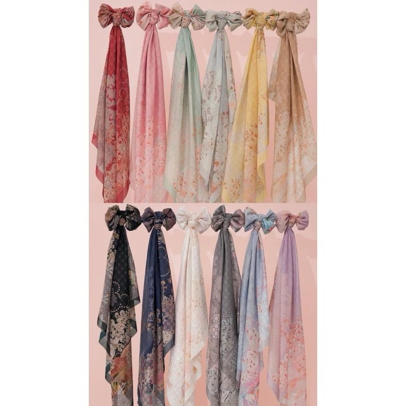 Jubilation voal square buttonscarves