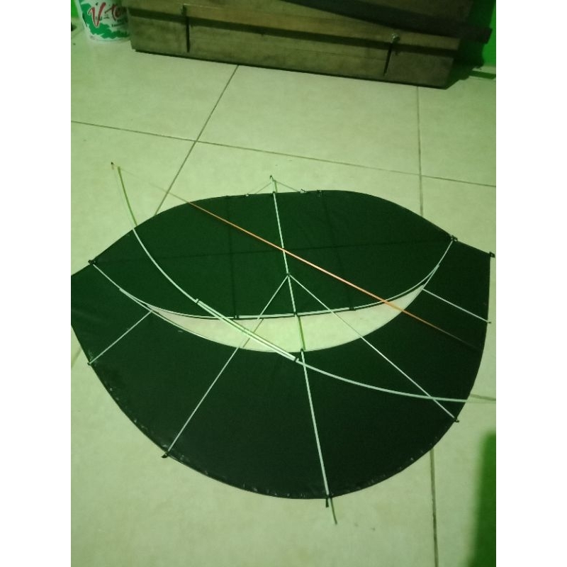 layangan pigeon full fiber