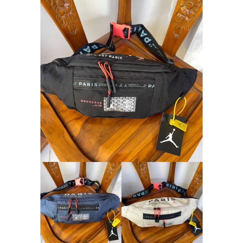 WAISTBAG JORDAN PARIS HIRAGANA FONT / TAS SELEMPANG JORDAN PARIS HIRAGANA FONT /