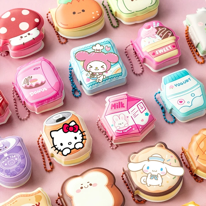 

Buku Saku Sanrio Momo Gantungan Kunci Buku Portable Pocket Notebook Student Pendant Kawaii Stationery Mini Sticky