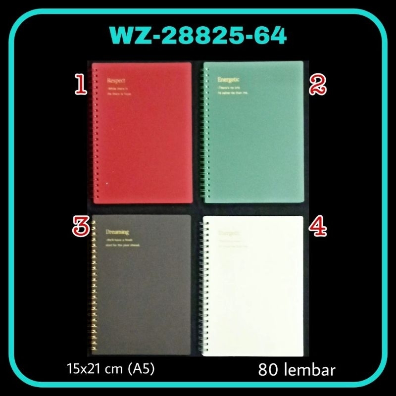 

NOTEBOOK SPIRAL A5 28825-64