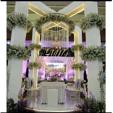 gazebo dekorasi terbaru, gazebo akad terbaru, gazebo pelaminan