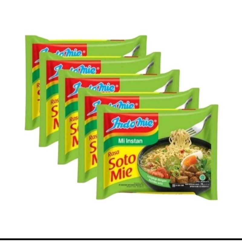 

Indomie Soto Paket Hemat isi 5 bungkus x 85 gram Termurah