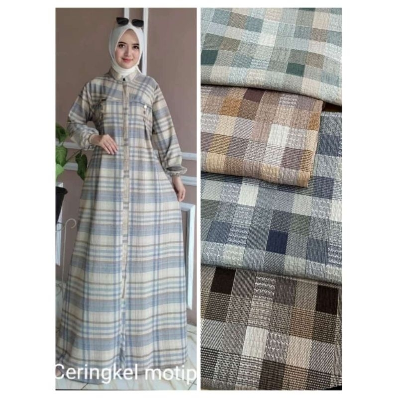 gamis Bhn crinkle ld 110-115