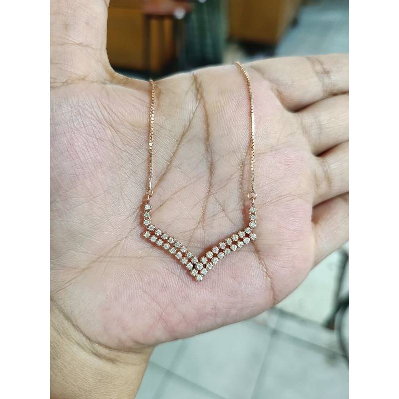 Kalung Tura V kaku Berlian Medan