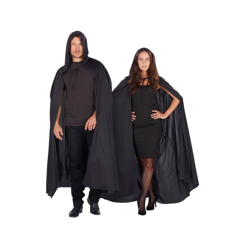 JUBAH POLOS HITAM & PUTIH  KOTUM HALLOWEEN JUBAH POLOS