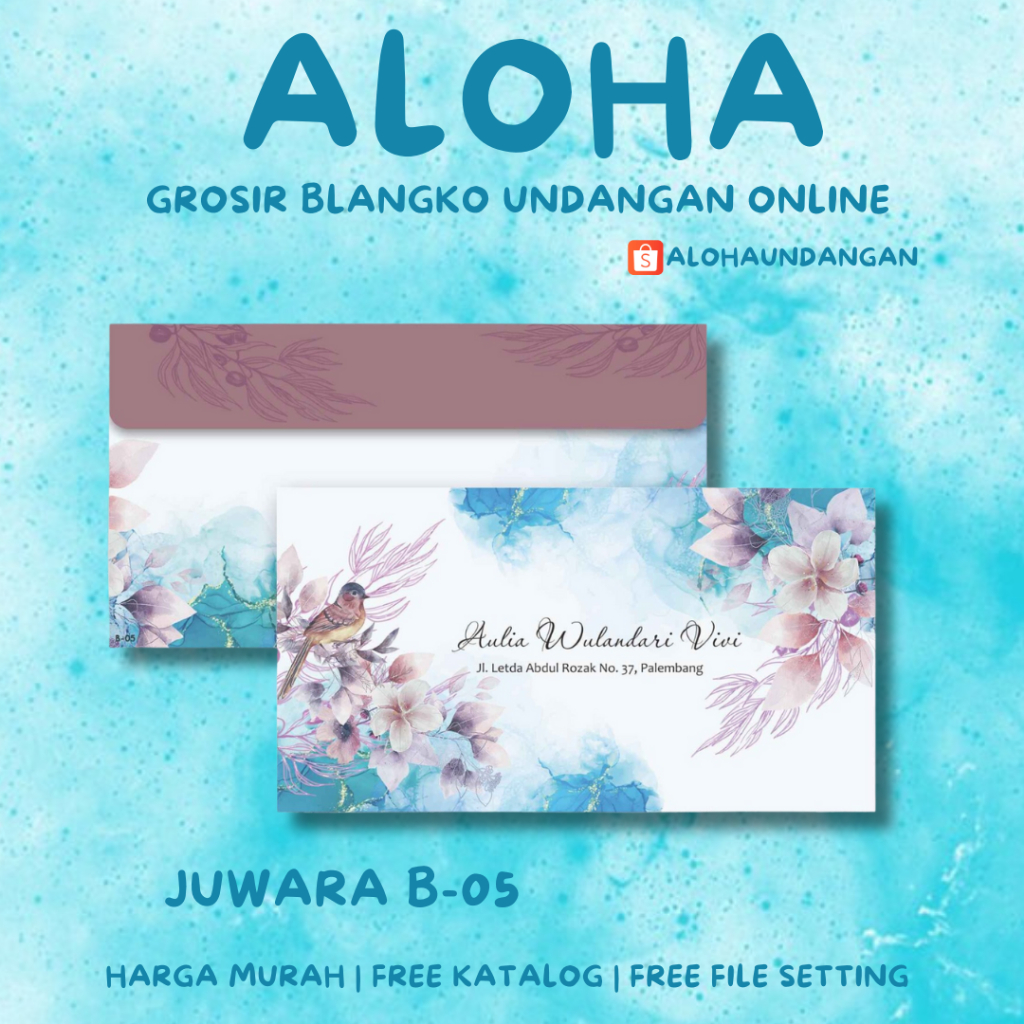 

AMPLOP KONDANGAN NIKAH JUWARA B 05 50 PCS UKURAN TANGGUNG | Aloha Undangan