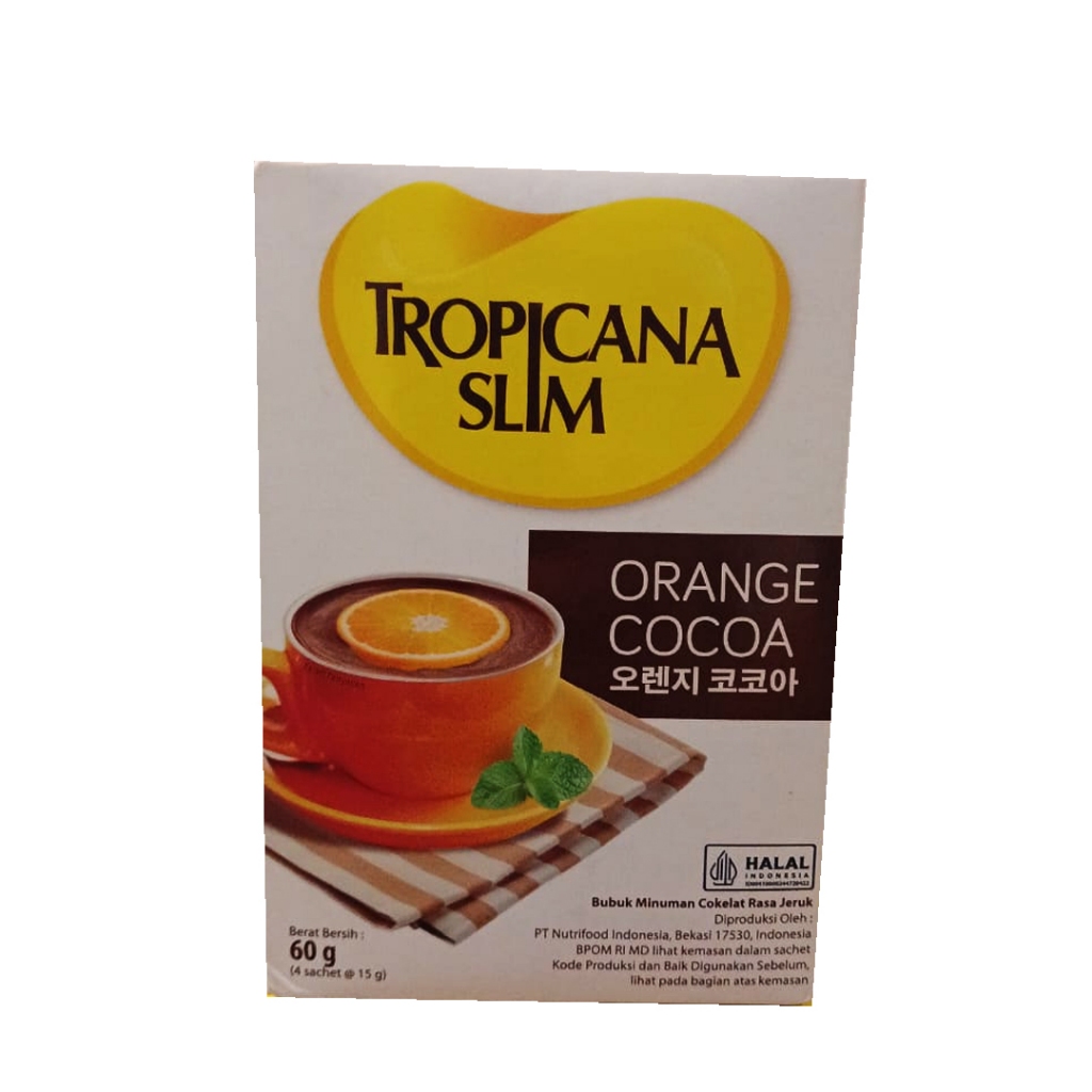 

TROPICANA SLIM ORANGE COCOA 60g