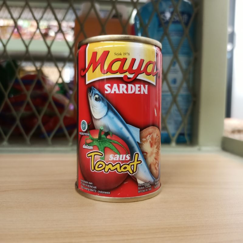 

Maya Sardines Tomato Sauce / Saus Tomat 155 Gram