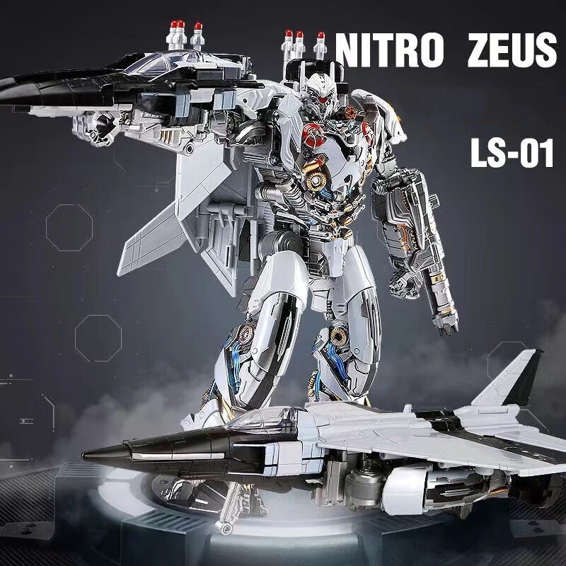 Robot Transformable Pesawat Action Figure Transfromer LS-01 Nitro Zeus LS-04 Starscream Mainan Pesaw