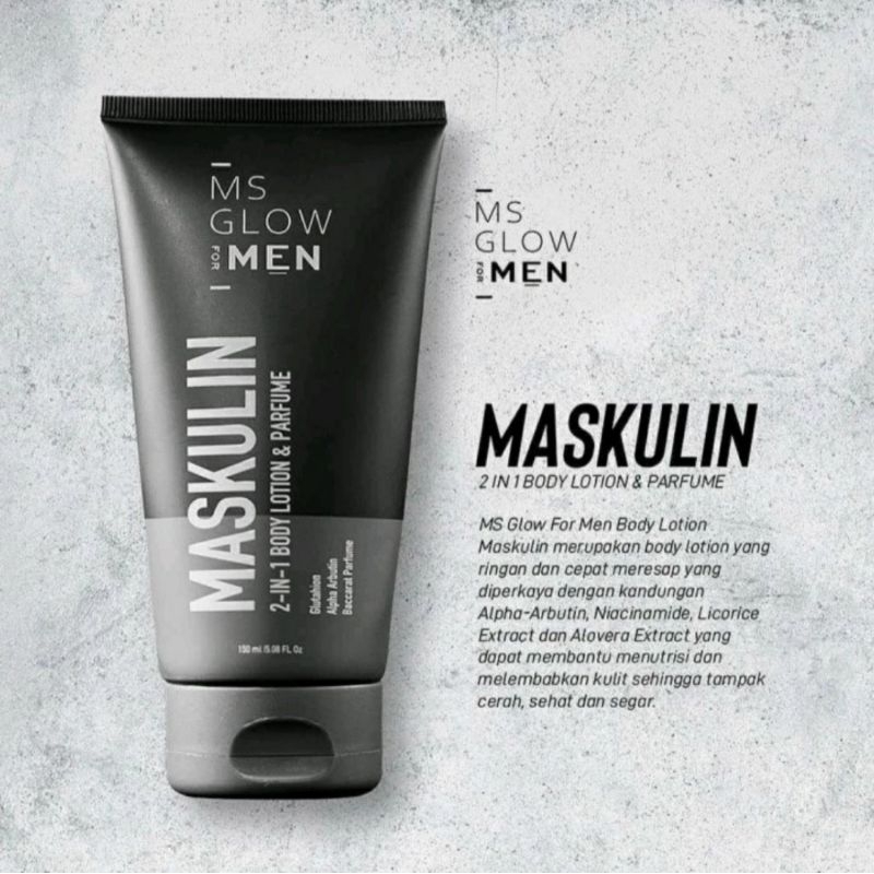 MASKULIN MS GLOW MEN / MASKULIN HAND BODY & PARFUME MS MEN