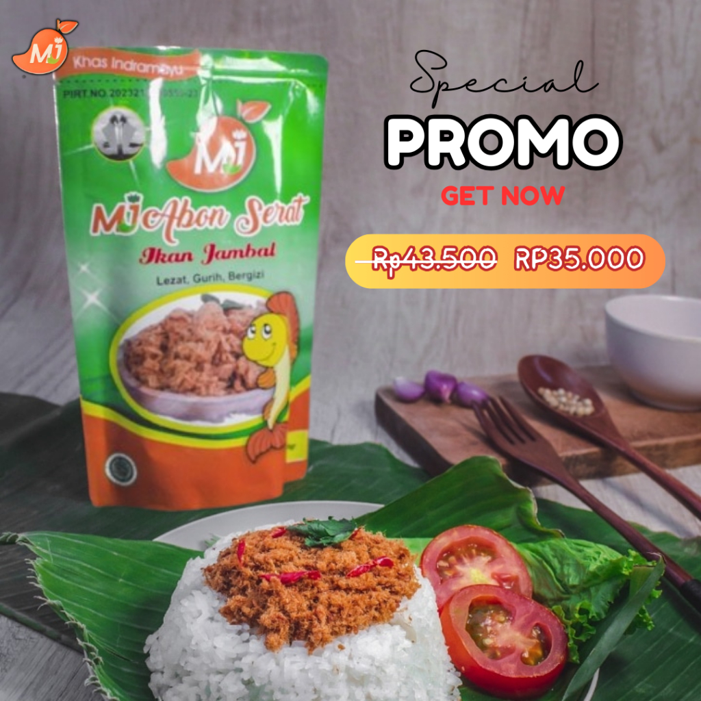 

Abon Serat Ikan Jambal 100gr, HALAL & PIRT, Sehat Bergizi | Bisa COD Free Ongkir | DISKON Up To 25% Off