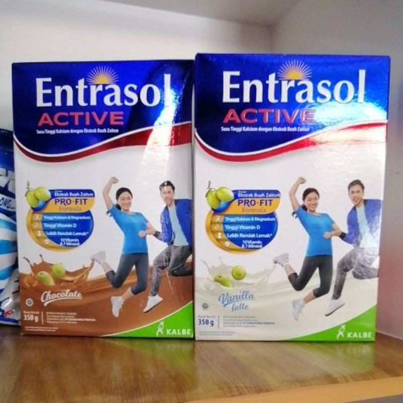 entrasol active 340 gr Entrasol Active 340 g - Susu Tinggi Kalsium