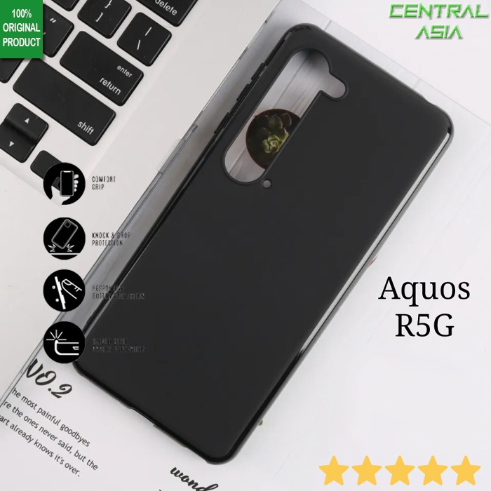 [Premium] Matte Silicone Case Sharp Aquos R5G 5G