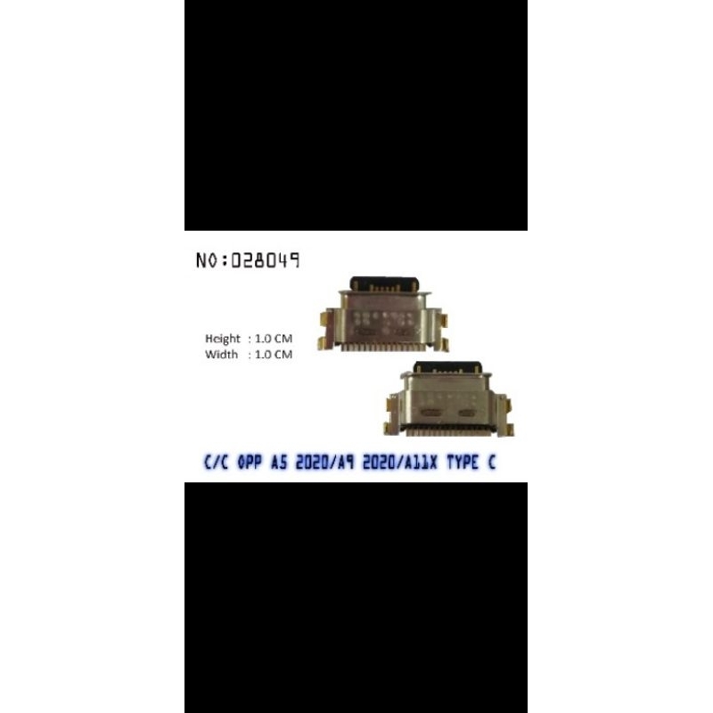 KONEKTOR CAS OPPO A5 2020/A9 2020/A11X TYPE C