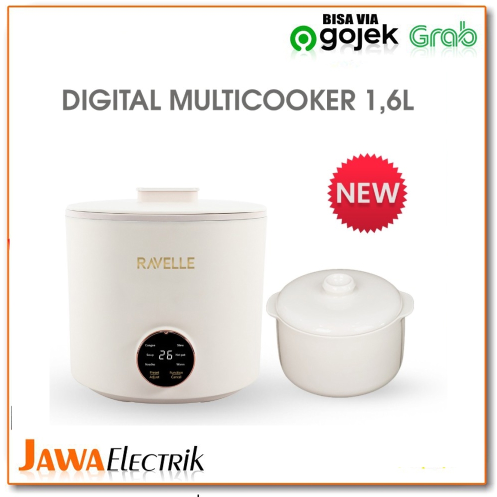 Panci Multi Cooker Ravelle 1,6L New