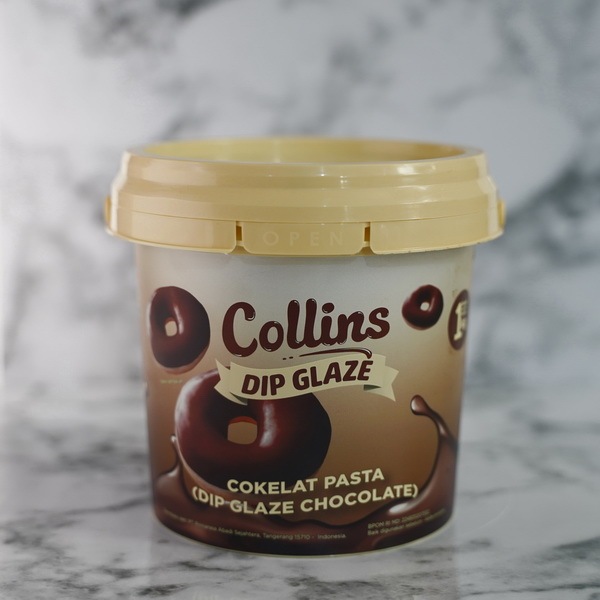 

COLLINS DIP GLAZE RASA COKLAT 1KG