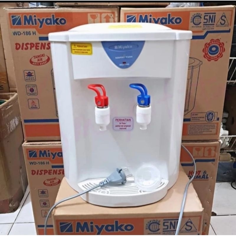 Dispenser air minum Miyako WD 186H, dispenser air minum galon,dispenser air minum