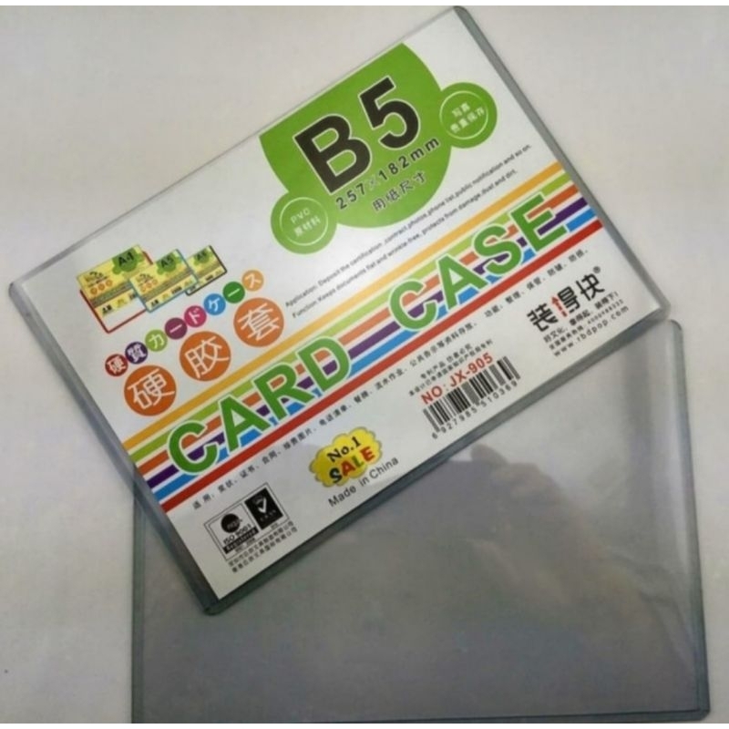 

Mika Pelindung Dokumen Uang Kertas Kartu Pos Perangko B5 257 x 182 mm Bijian Eceran
