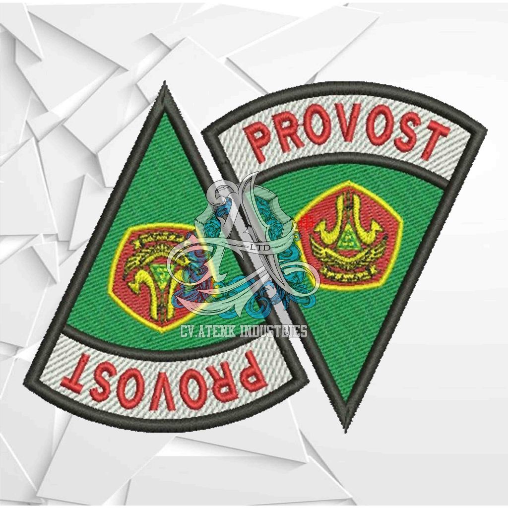 bed bordir timbul  banser PROVOST