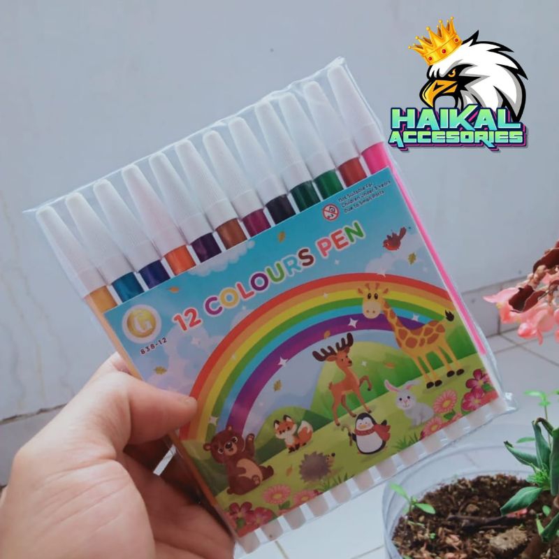 

Spidol 12 Warna Murah