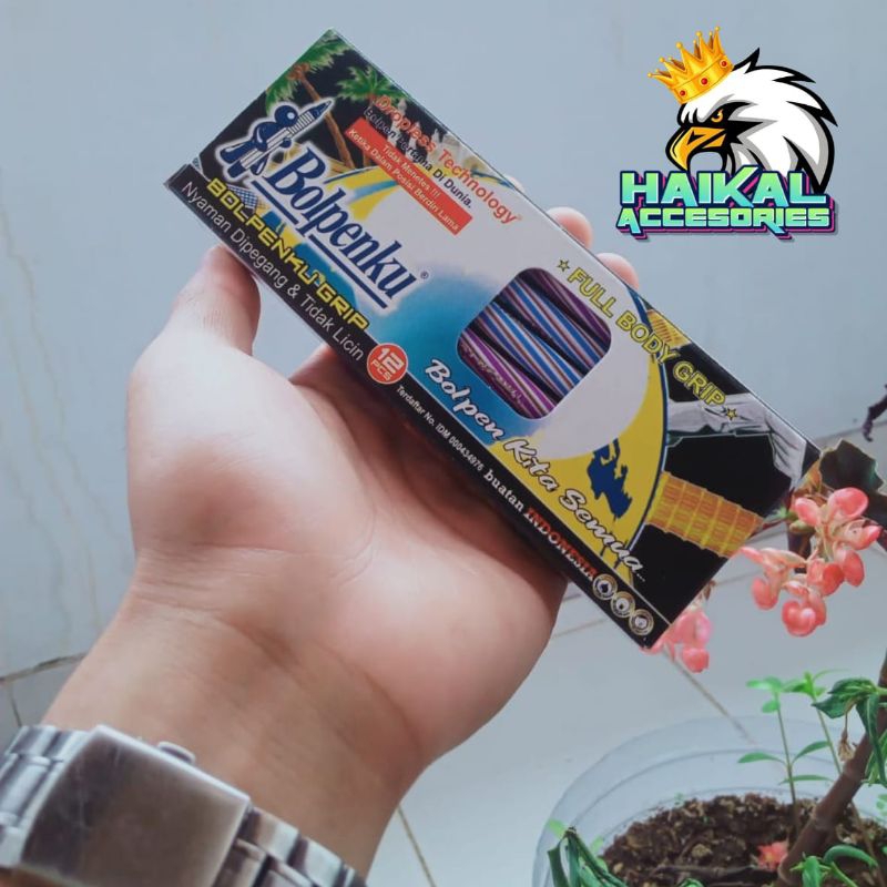 

Pulpen Lilin Ballpoint Pen Bolpenku Grip Isi (12pcs)