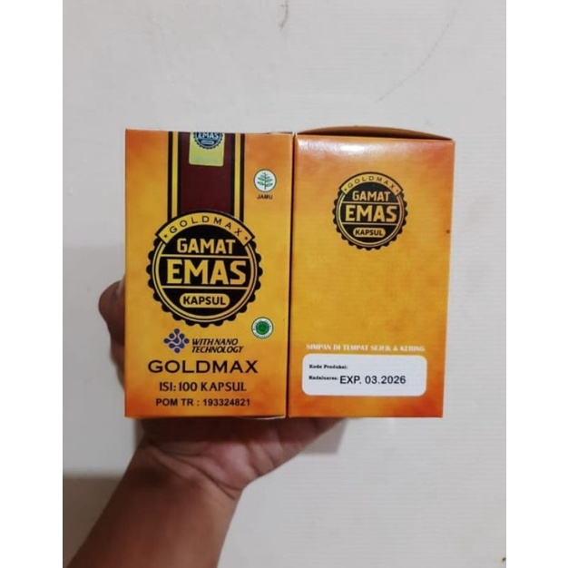 𝐆𝐑𝐀𝐓𝐈𝐒𝐎𝐍𝐆𝐊𝐈𝐑 • Gamat Emas Kapsul - GOLDMAX Asli 100%