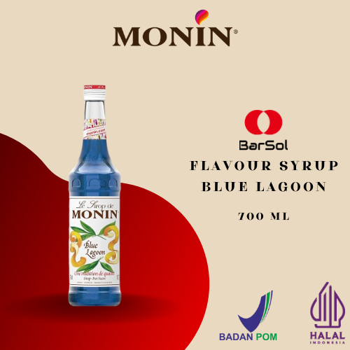 

Monin Syrup Blue Curacao (Lagoon) 700 Ml - Barsol Indonesia