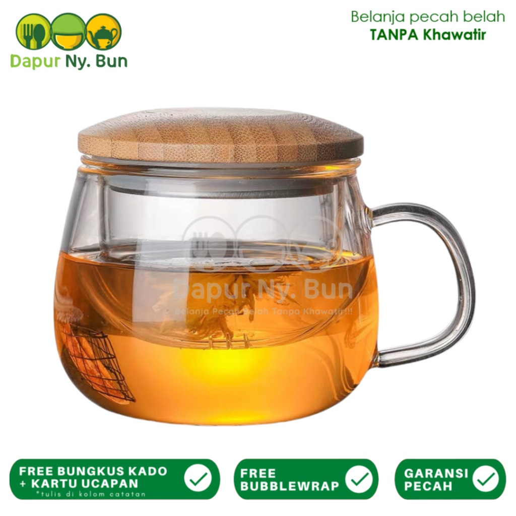 Gelas Cangkir Kopi Teh Tea Cup Mug + Infuser Filter / Saringan