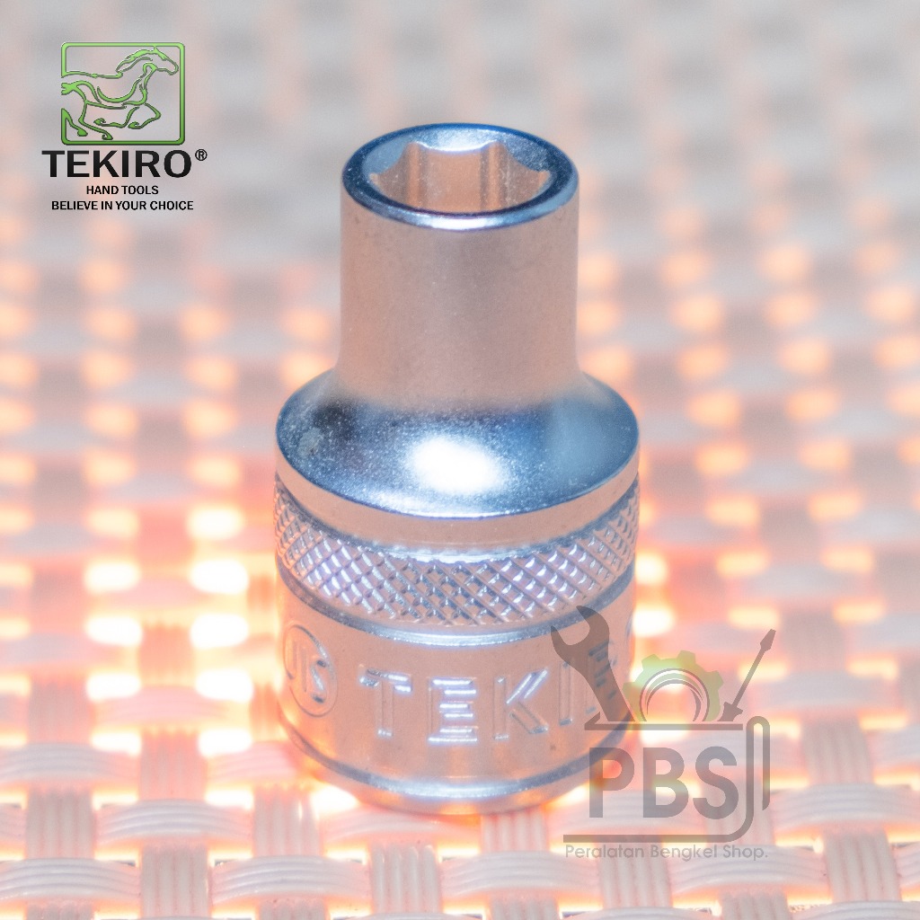 Mata kunci shock 9 TEKIRO 1/2" 6PT . Kunci Sock 9mm . Mata Sok 9mm