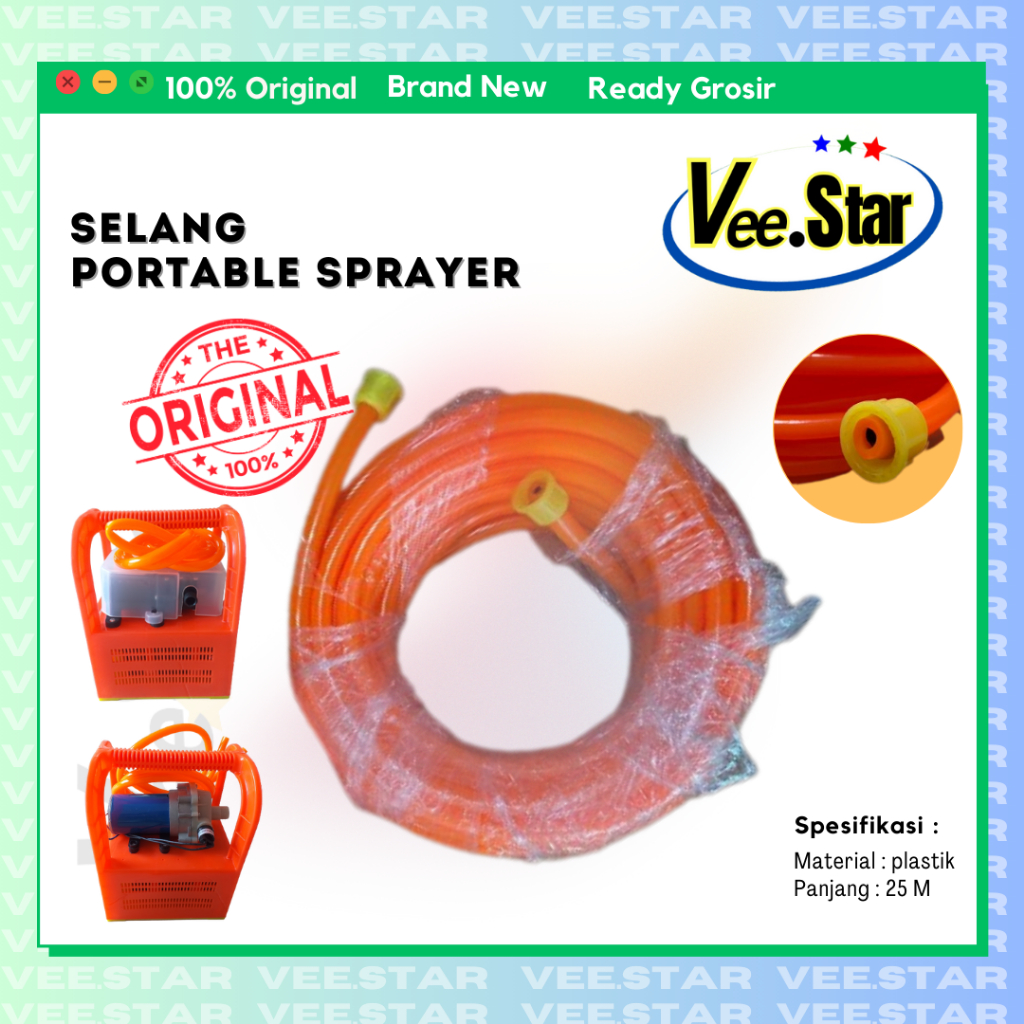 Selang  25 meter portable sprayer electrik DPS  / Portable spraying hose DPS-100 & DPS-2800 / Selang
