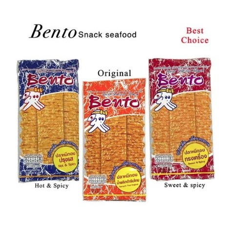 

Juhi Bento Squid Seafood Snack Thailand ORI 20g - Snack Cumi Kering