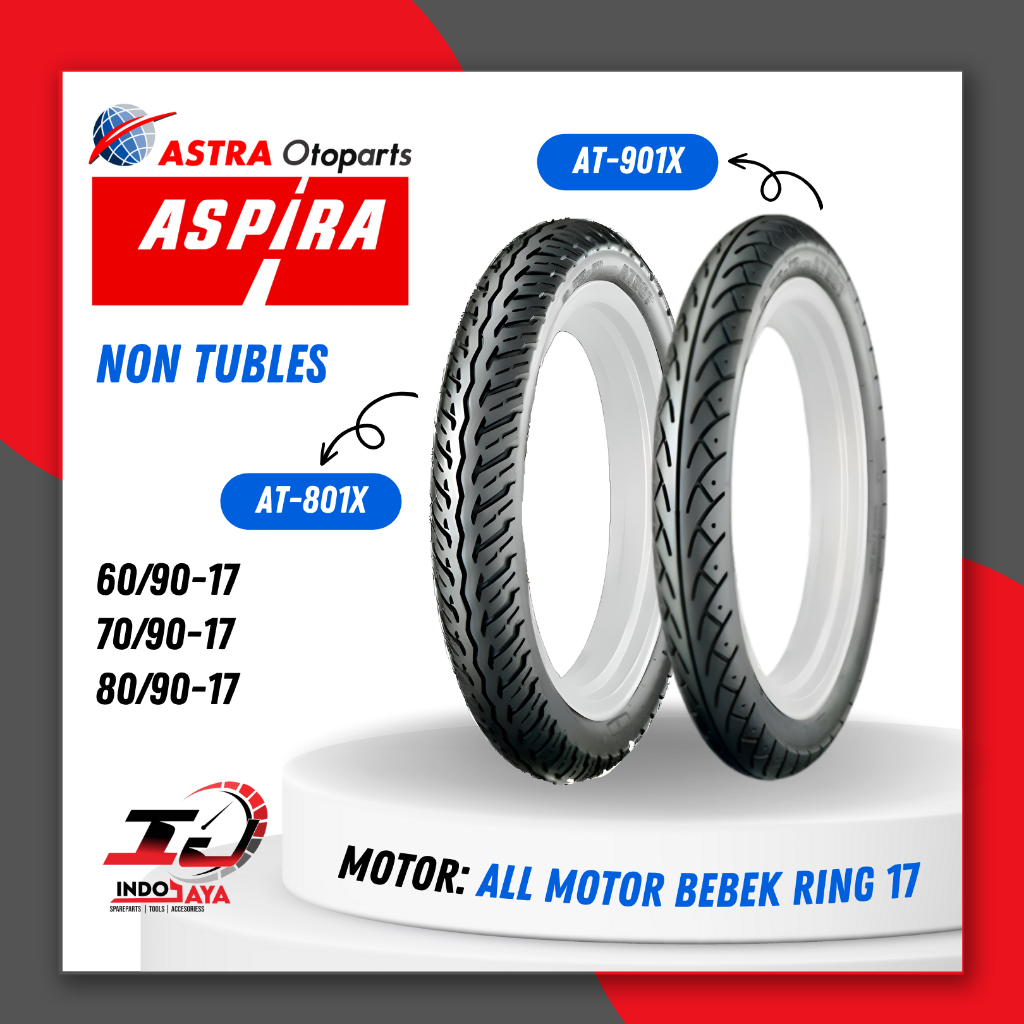 [COD] BAN ASPIRA TUBETYPE (NON TUBELESS) AT-801X / AT-901X / AT801 / AT901 BAN LUAR ASPIRA RING 17 (