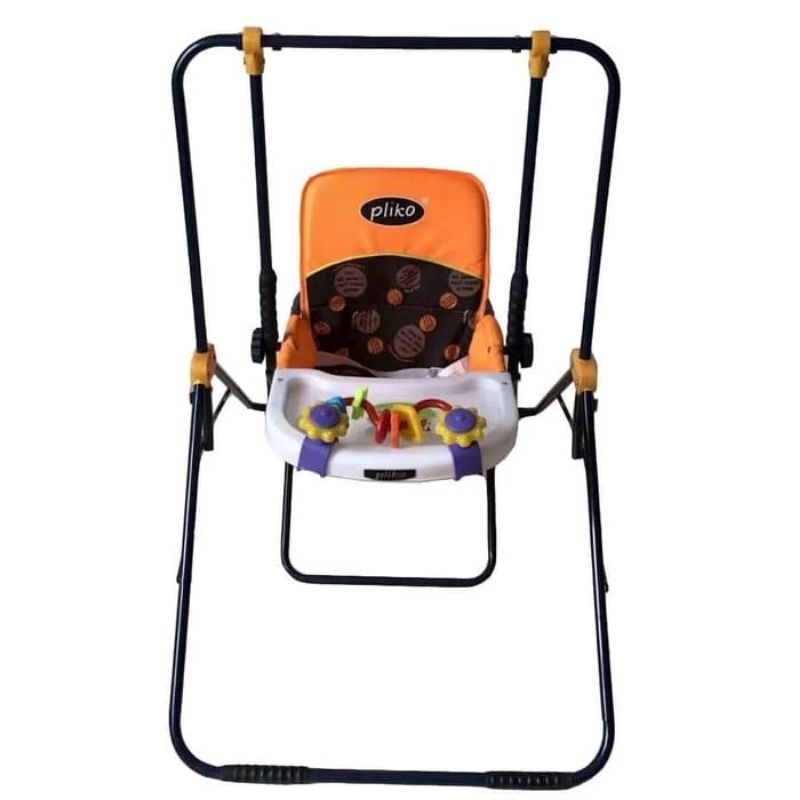 Meja makan bayi Baby pliko swing PK - 202 kursi makan bayi ayunan bayi pliko multifungsi