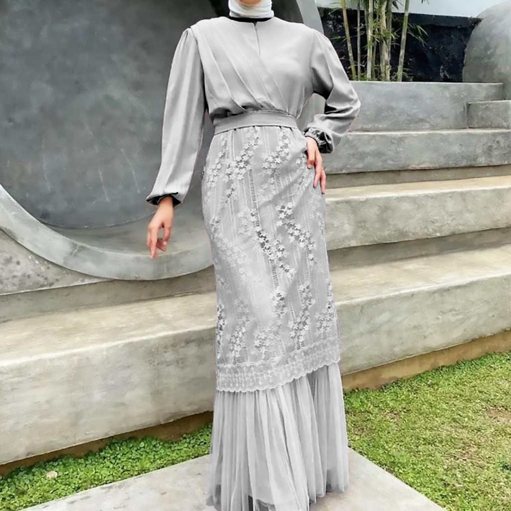 Dress Pesta Duyung Brukat