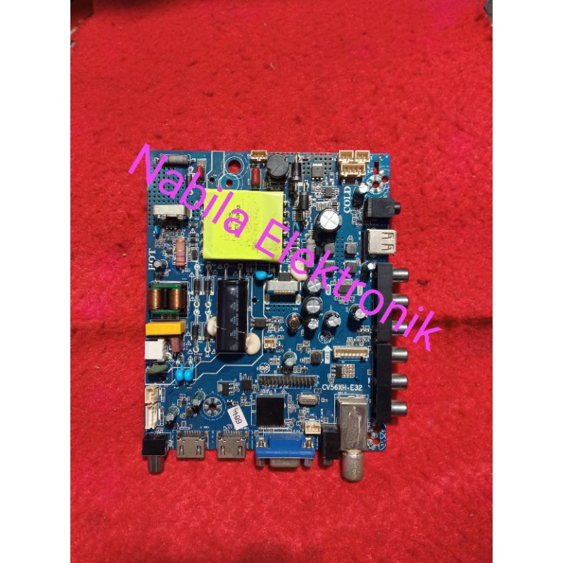 POLYTRON PLD32T1850 MAINBOARD TV LED - MOTHERBOARD - KOMPONEN TV POLYTRON PLD 32T1850