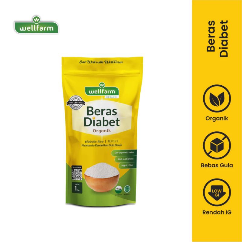 

WellFarm Beras Diabetes Organik 1kg