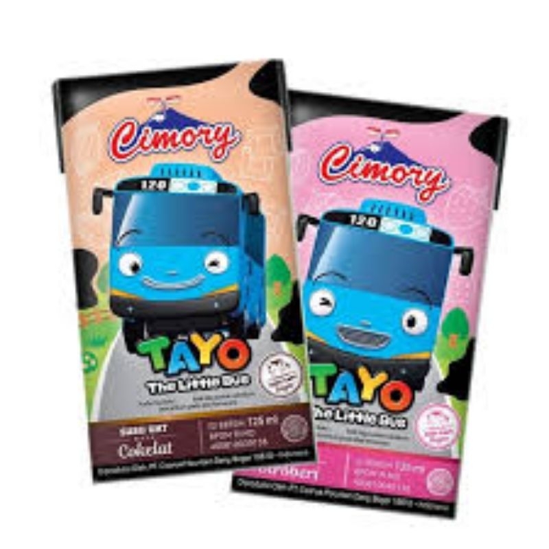 

Cimory Tayo UHT Strawberry, Coklat, Marie Biskuit 125ml 1dus isi 40pcs