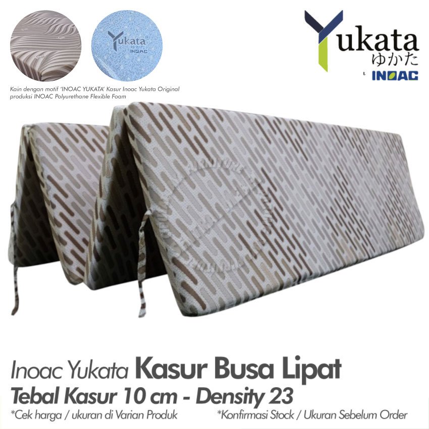 Kasur Busa Lipat Inoac Yukata Garansi 15 Tahun tebal 10 cm
