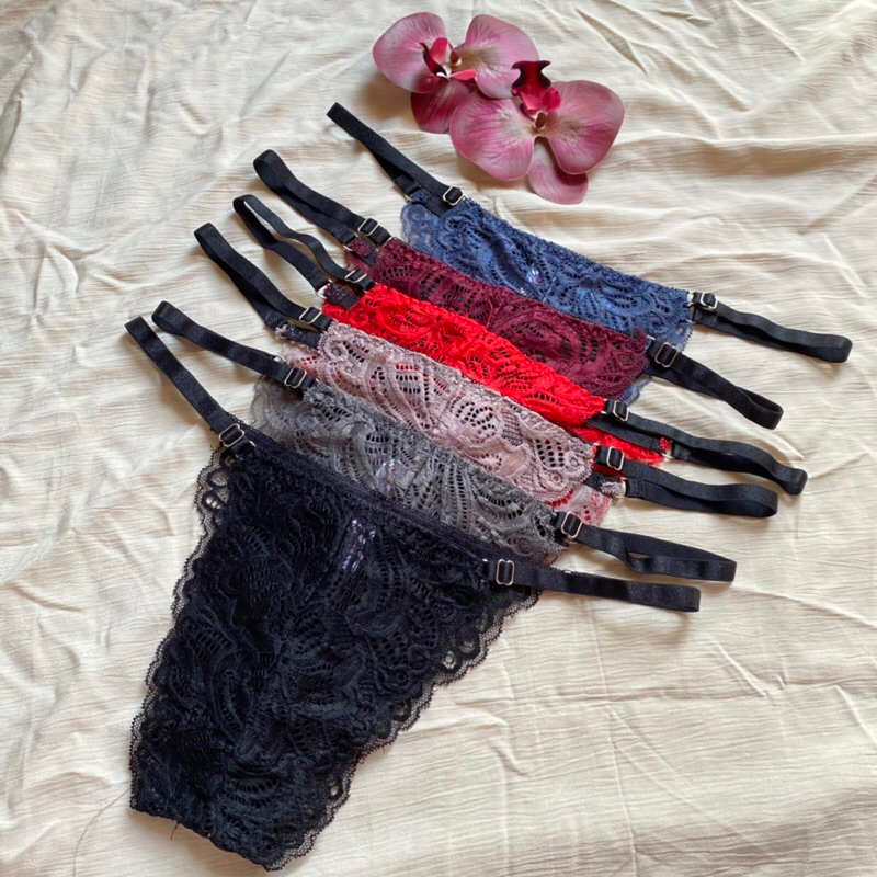 Gstring Flowery Lace | M-XXL | Cd brukat | Comfortable