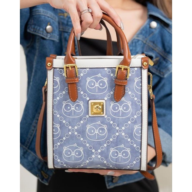 Tas Slempang CreamBear Original Signature Biru