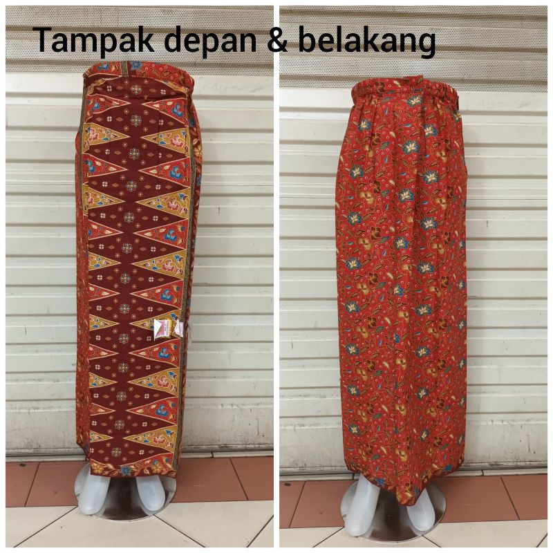 ROK SPAN BETAWI TUMPAL DEWASA - ROK BATIK BUNGA REBUNG - ROK ADAT BETAWI