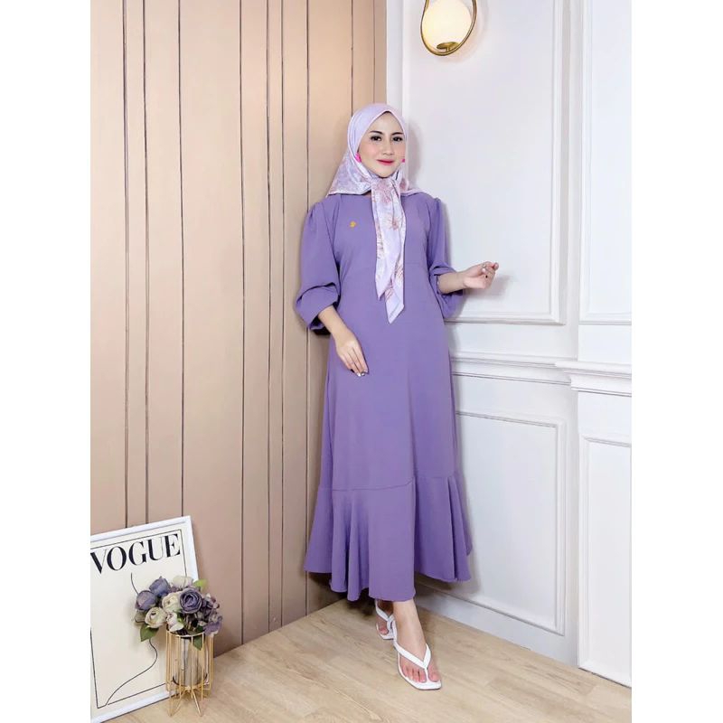 ERICA DRESS GAMIS POLOS CRINKEL AIRFLOW PREMIUM VIRAL GAMIS HOMEY BUSUI
