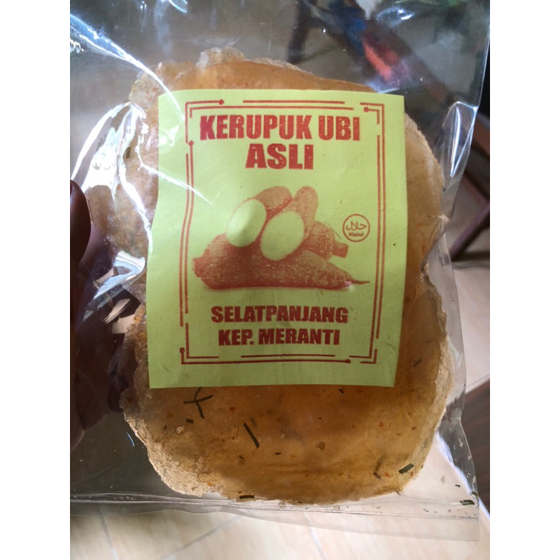 

kerupuk ubi mentah