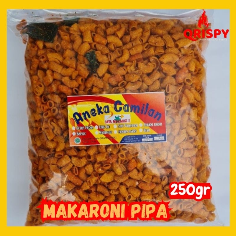 

Makaroni Pipa Rasa Pedas Daun Jeruk Kemasan 250gr