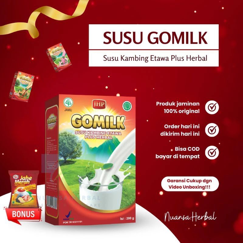 

GOMILK SUSU KAMBING ETAWA PLUS HERBAL