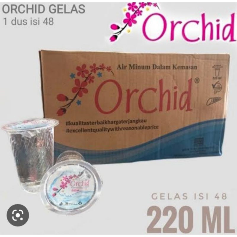 

Air Mineral Gelas ORCHID 220ml 1 dus