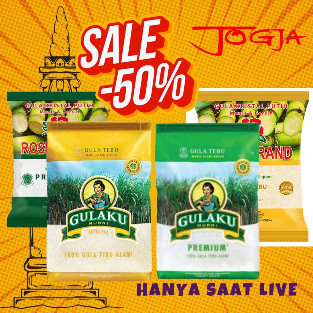 

GULA PASIR PREMIUM 1 KG HIJAU KUNING GULAKU